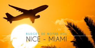 Budget pour notre vol vers Miami