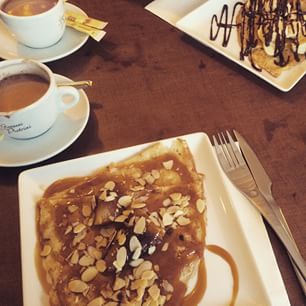  Crêperie gourmande du dimanche à #SainteMaxime. Malheureusement, la crêperie est aux crêpes, ce que MacDo est aux hamburgers. Et quel accueil désagréable... Bref, 1ère et dernière fois! 