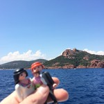  #playmobil en bateau ;) #esterel #cotedazur 