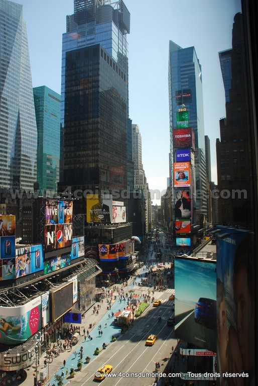 Une vue imprenable sur Times Square. Vue imprenable Times Square