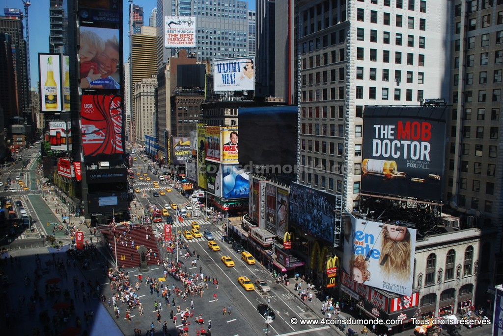 N'est ce pas un Vue imprenable sur Times Square ? La meilleure vue de Times Square