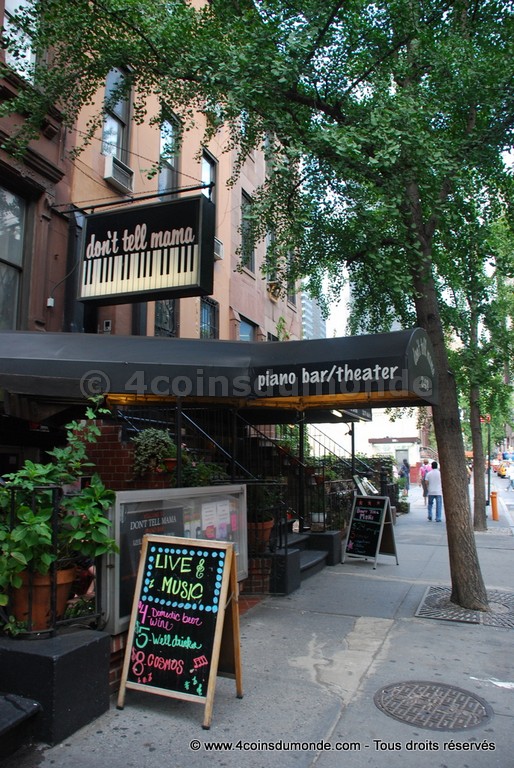 piano bar cabaret New York à 10 minutes à pieds de Times Square
