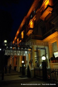 La façade de l'hôtel
