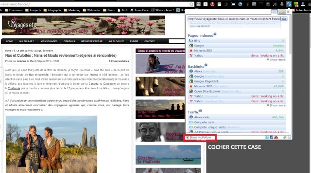 comment savoir si un blog est en DoFollow
