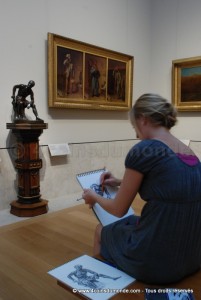 Certains étudiants ou artistes passent des heures au MET