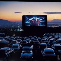 cinema en plein air en voiture - drive in movie San Francisco