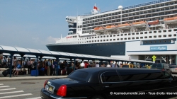 Embarquement et débarquement à bord du QM2 : Mode d’emploi