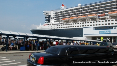 Embarquement et débarquement à bord du QM2 : Mode d’emploi