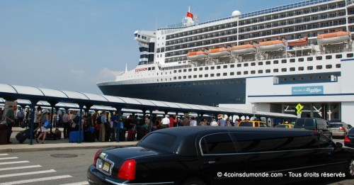 Embarquement et débarquement à bord du QM2 Mode d'emploi