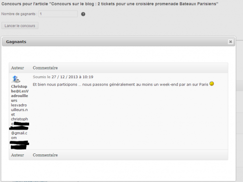 gagnant concours croisieres bateaux parisiens