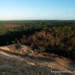 la très belle vue en haut de la dune du pilat Bordeaux
