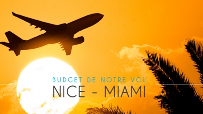 Budget pour notre vol vers Miami