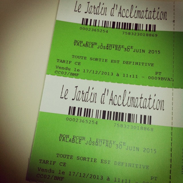 Gagnez 2 entrées pour le Jardin d'Acclimatation à Paris Gagnez 2 entrées pour le Jardin d'Acclimatation à Paris