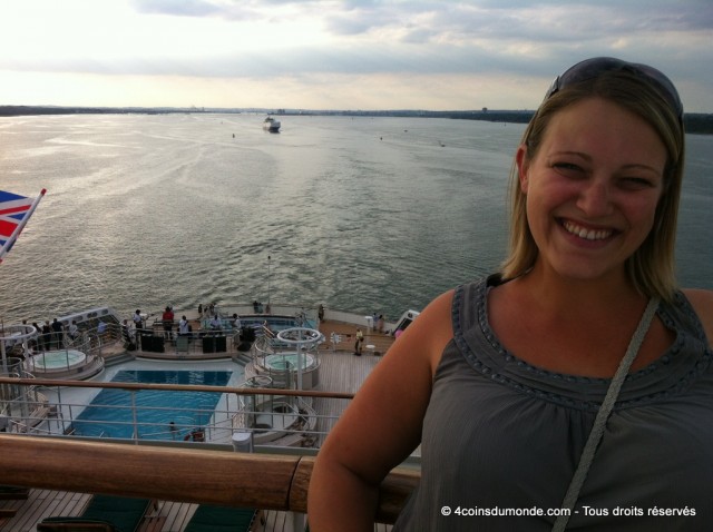 Nous quittons le port de Southampton direction New York dans 7 jours