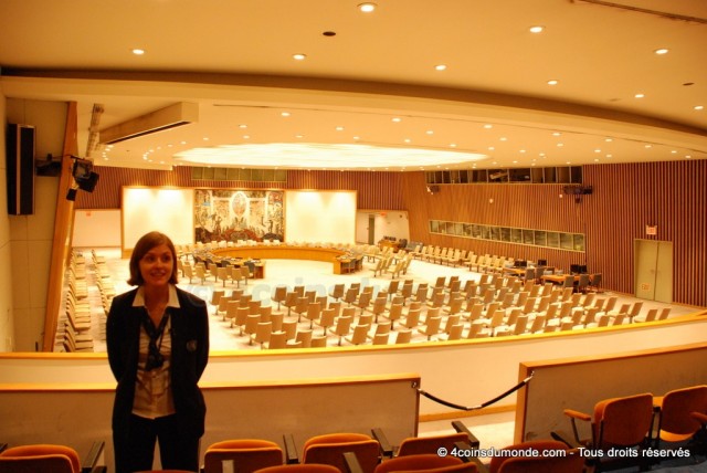 La salle du conseil de sécurité de l'ONU La salle du conseil de sécurité de l'ONU