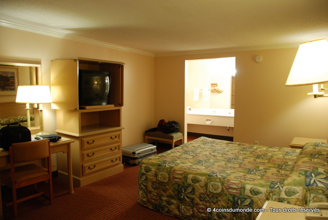 notre chambre a Visalia a cote de Sequoia Park