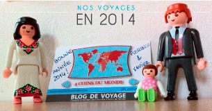 Le planning de nos voyage en 2014