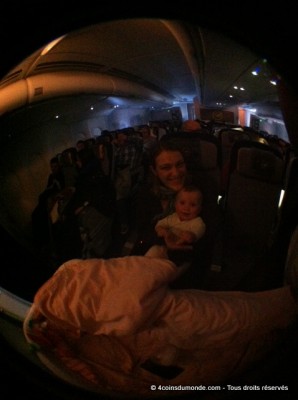 le vol en avion avec un bebe de 6 mois