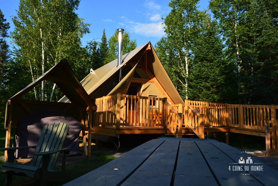 Hébergement insolite Canada Quebec Parc de la Mauricie