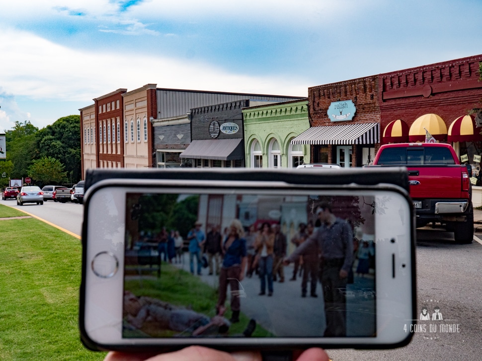The walking dead trouver ville Alexandria Woodbury