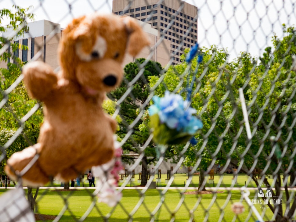 Visite du memorial à Oklahoma City