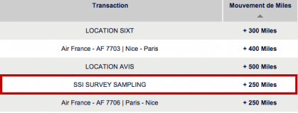 gagnez 250 miles flying blue gratuitement