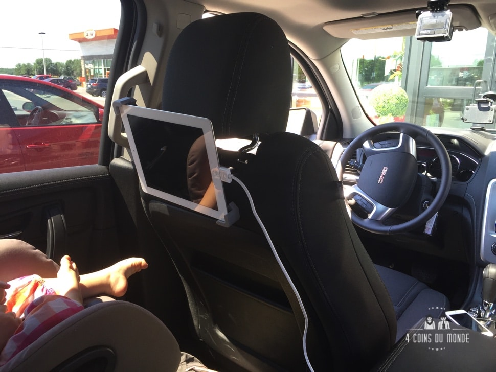 voyage avec bebe - support iPad